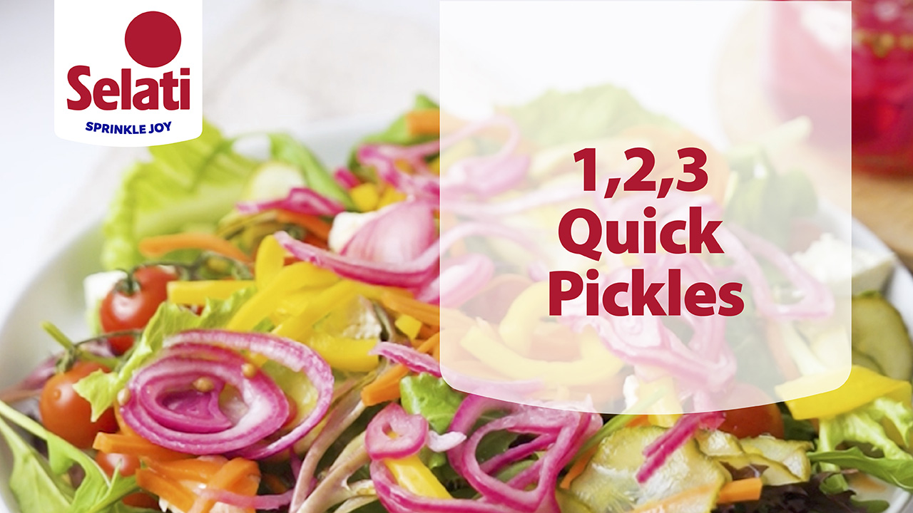 1, 2, 3 Quick Pickles