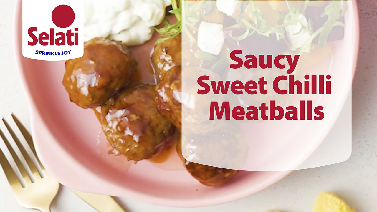 Saucy Sweet Chilli Meatballs