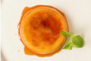 3-ingredient microwave custard pudding