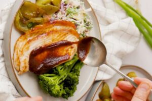 sweet & sticky BBQ chicken