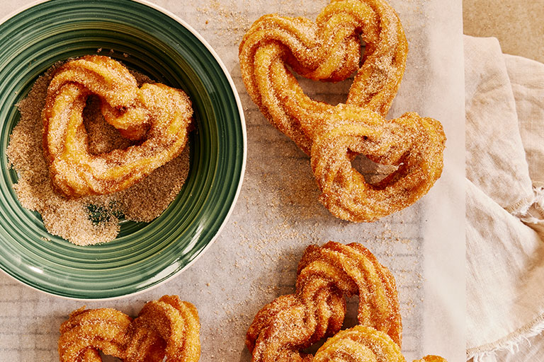 Valentine's Day - Churro Breakfast in Bed